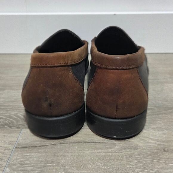G.H. Bass Weejuns Carl Leather Black & Brown Slip on Loafers Size 10D main image 6